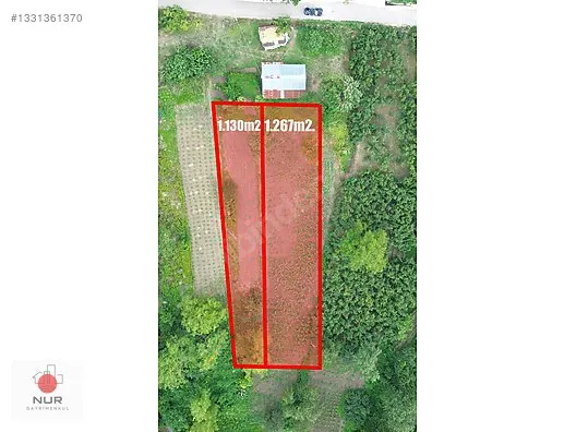NUR GAYRİMENKUL'DEN KIZANLIK MAH 2.397m2 %40 2 KAT İMARLI ARSA