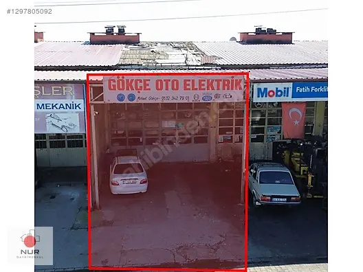 NUR GAYRİMENKUL'DEN KÜÇÜK SANAYİ SİTESİNDE SATILIK İŞYERİ